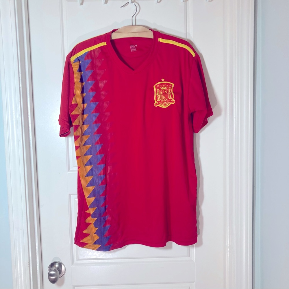 Spain Home Kit 2018 World Cup Replica Fan Jersey L